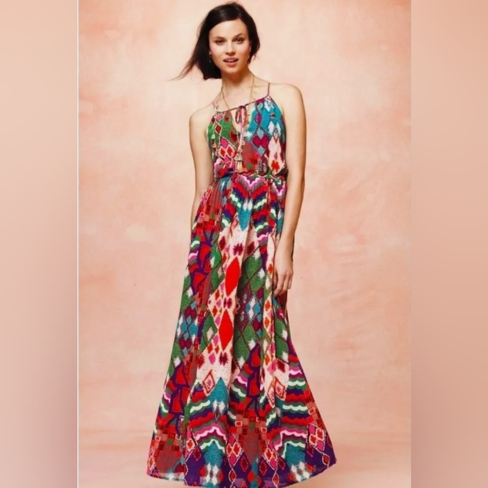 Georgeous Anthropologie Maeve Tarana Maxi Dress